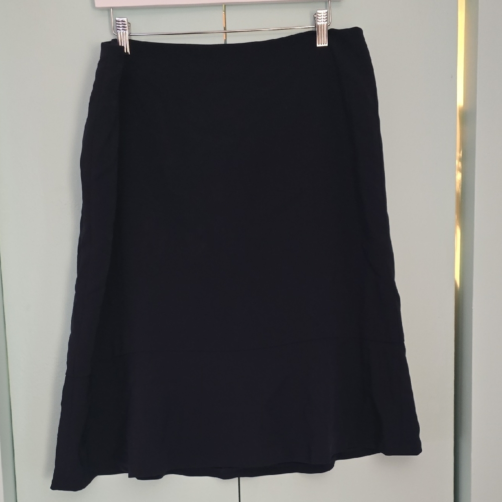 Elegant Navy Blue Women's Skirt